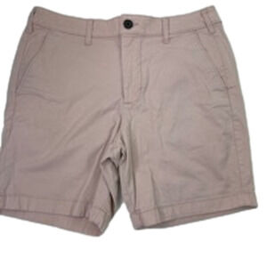 Men's Hollister Pink Flat Front Shorts Size 32